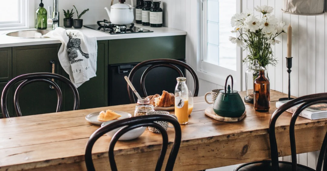 Kitchen dining area detail