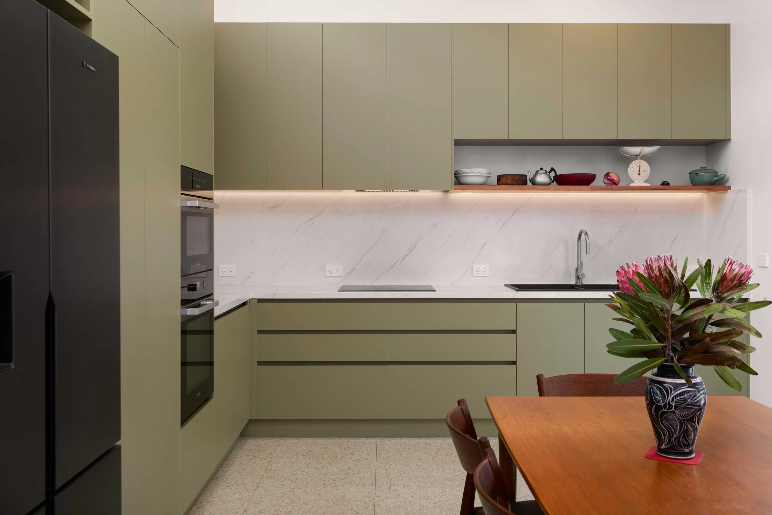 Kitchen and laundry installation example